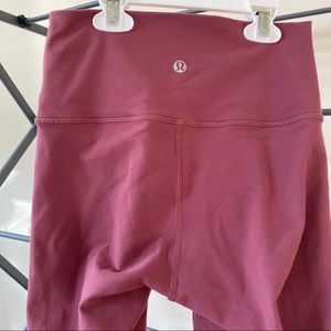 High rise lululemon leggings